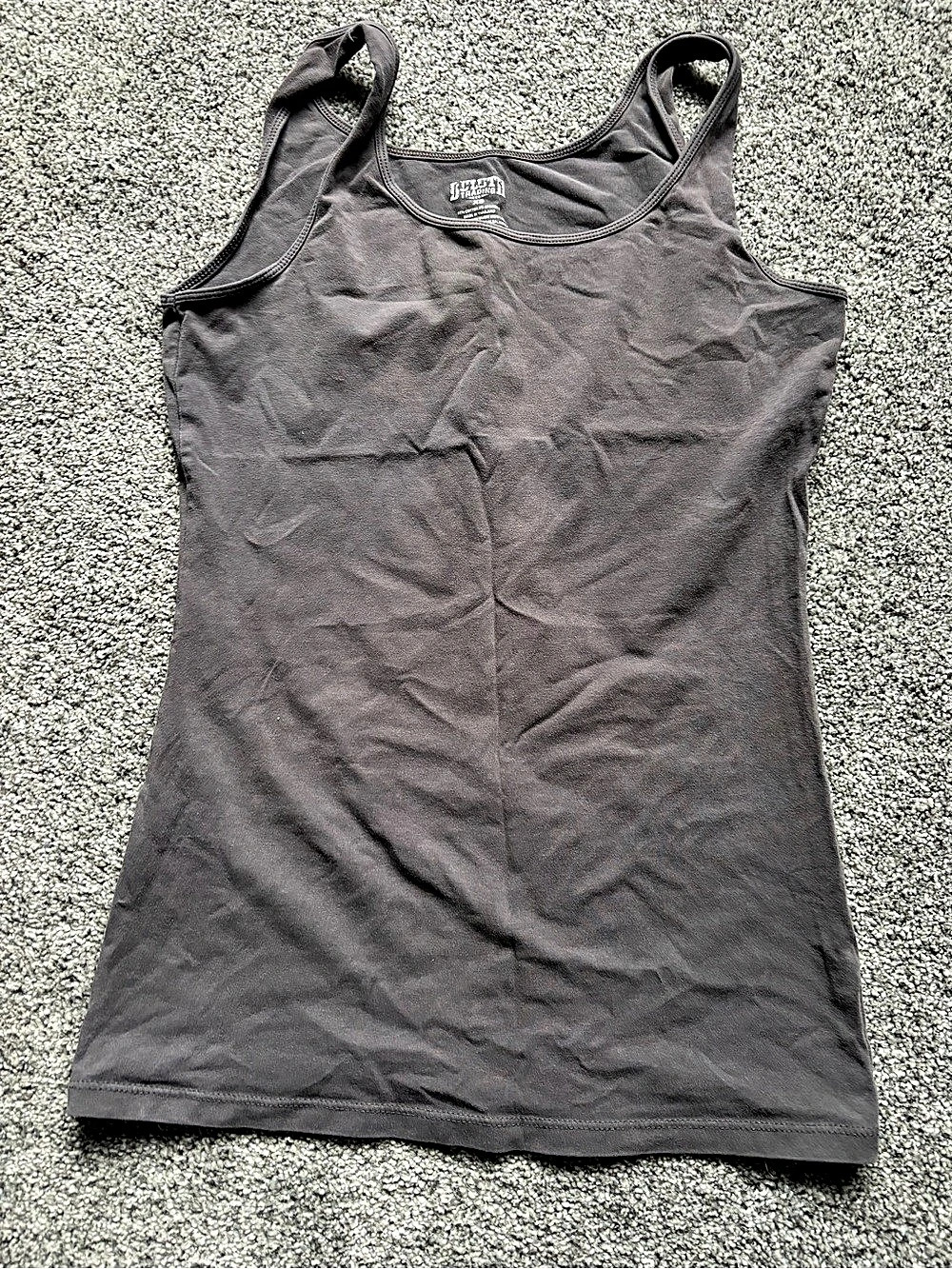 Duluth Trading Co Gray Cotton Spandex Tank Top Size XS